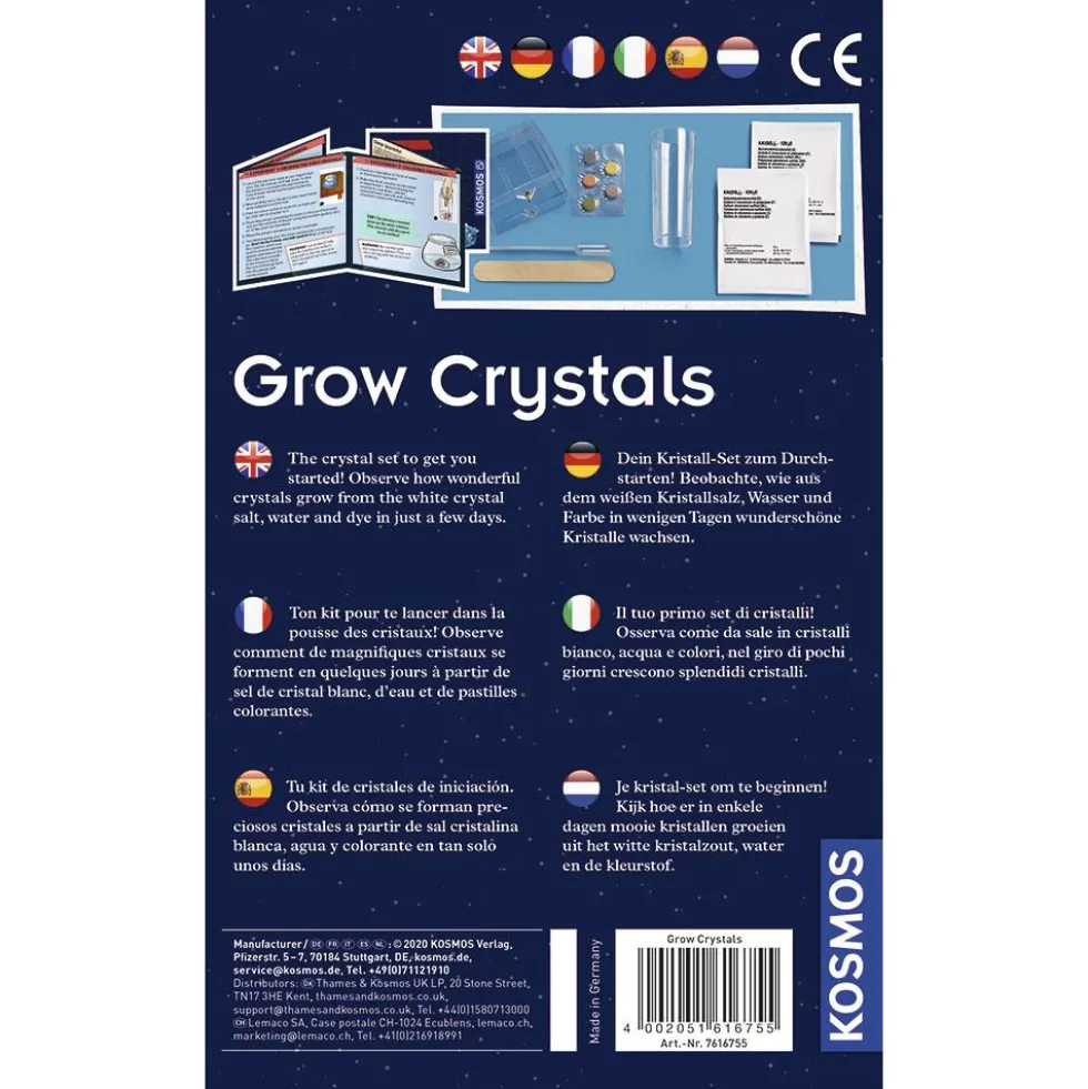 Creación de cristales Grow Crystals