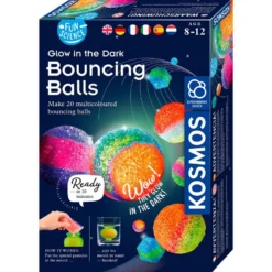 Crea pelotas luminiscentes Bouncing balls