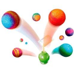 Crea pelotas saltarinas Bouncy planets