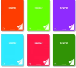 Cuaderno A5 cuadro 4mm. 48 hojas Flexipac