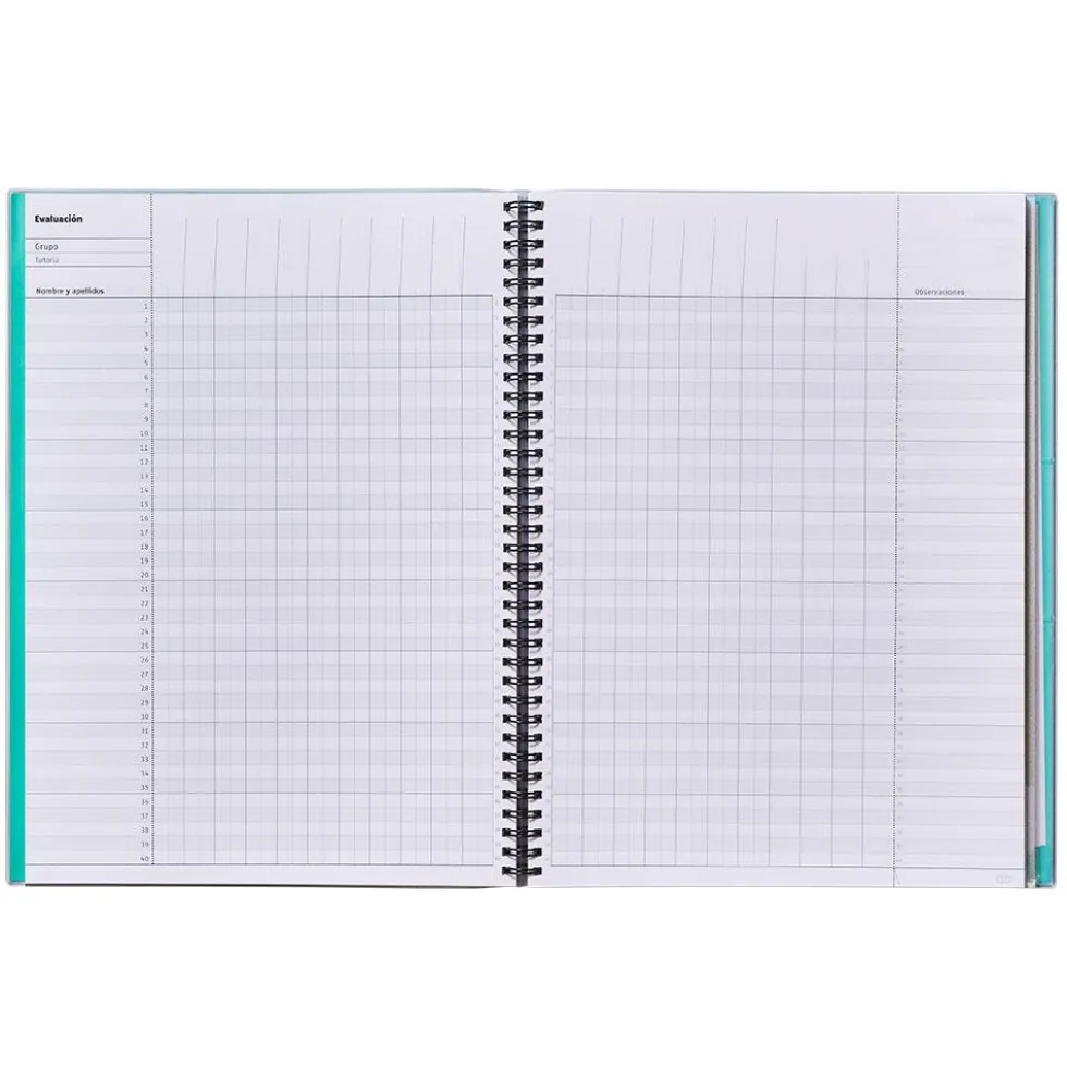 Cuaderno del profesor para todas las clases semana vista vertical
