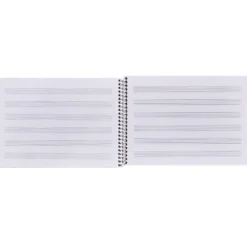 Cuaderno de música Additio Basic 6 pentagramas.