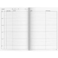 Cuaderno memo notas