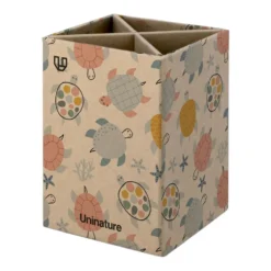 Cubilete tortugas reciclado Uninature Design 7x7x10cm