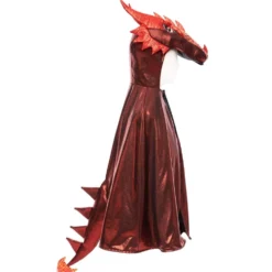 Disfraz capa dragón rojo 3-4 años