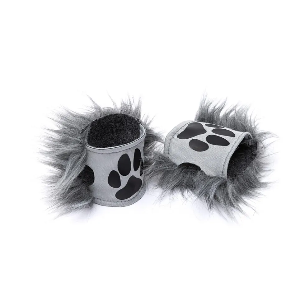Disfraz lobo 3-4 años sudadera con capucha y guantes