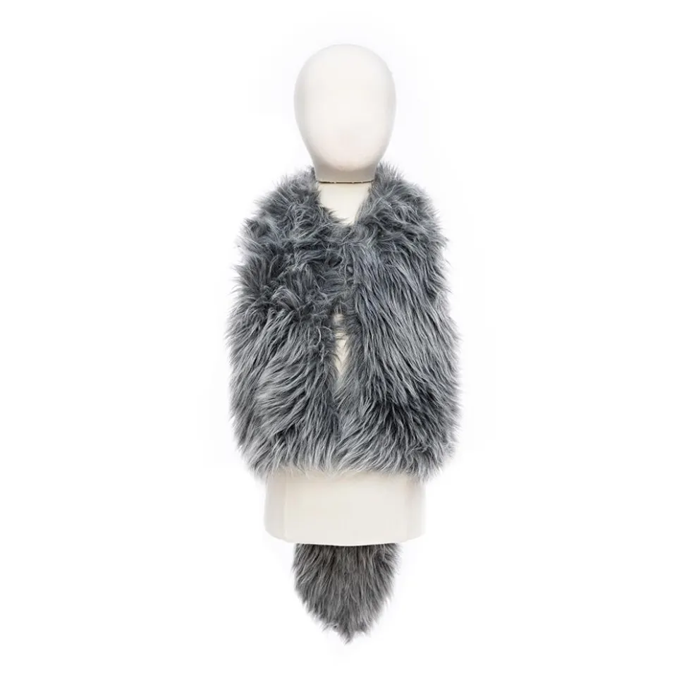 Disfraz lobo 3-4 años sudadera con capucha y guantes