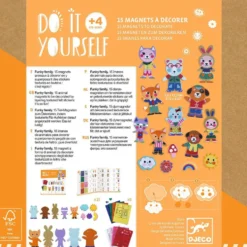 DIY 15 imanes para decorar con pegatinas de fieltro