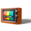 DIY miniatura televisor vintage Madnesstoys bricks 132 piezas