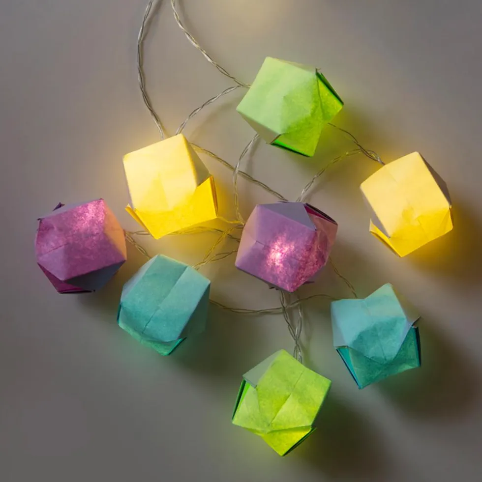 DIY set crea luces led de origami