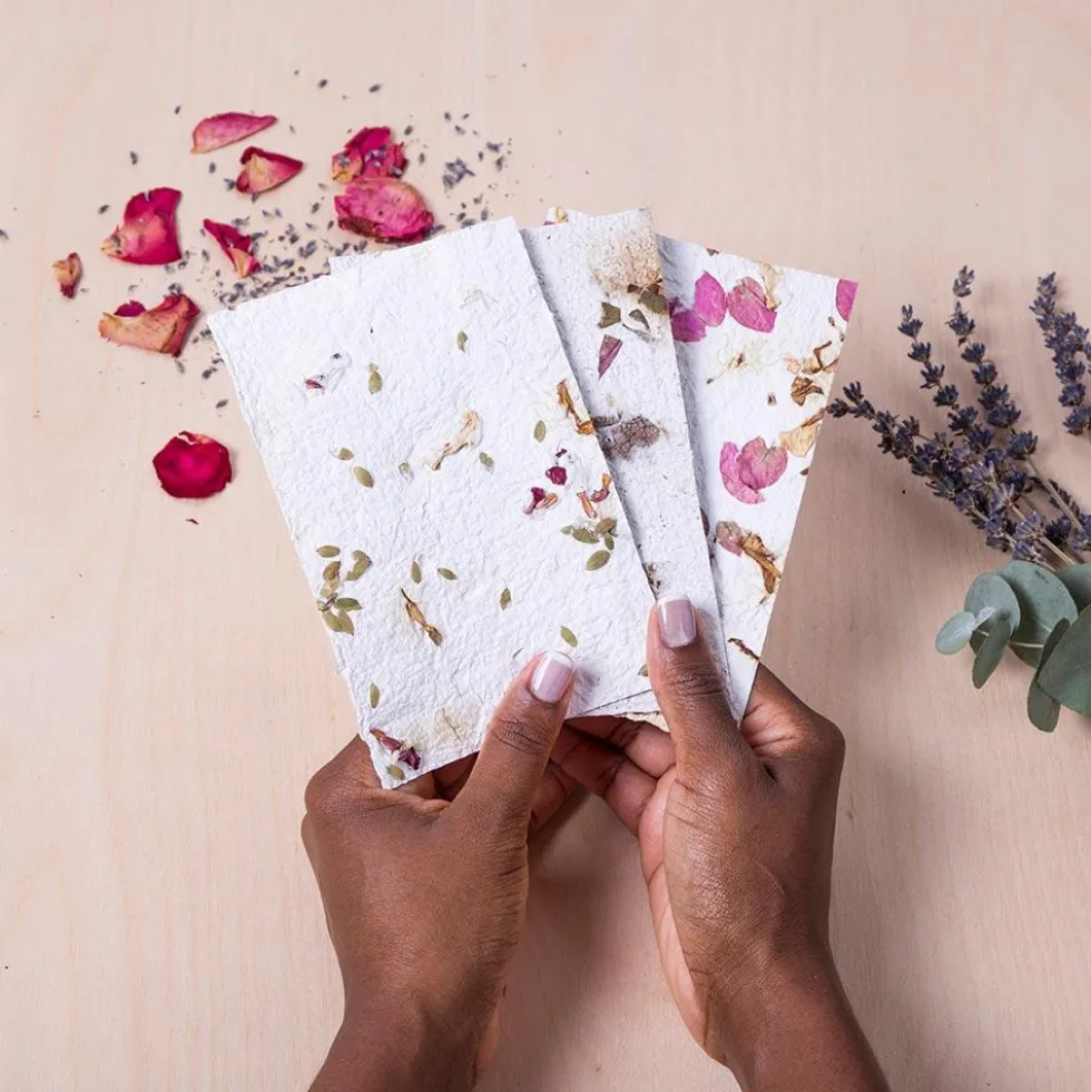 DIY Set crea papel de flores Crafters