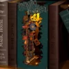 DIY soporte libros 3D madera Magic House miniatura