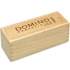 Dominó de competición en caja de madera