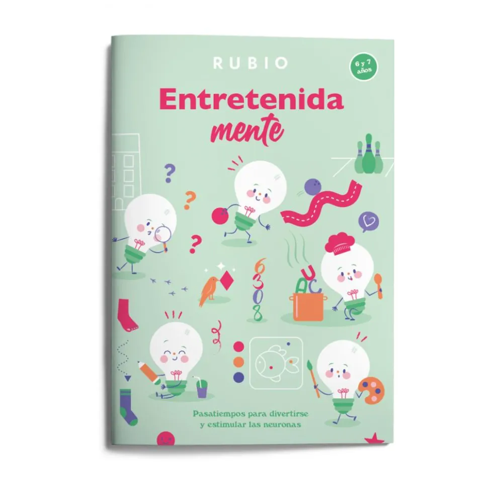 EntretenidaMENTE. Pasatiempos para divertirse y estimular las neuronas (6-7 años