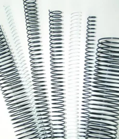 Espiral metálica 6mm. 100 unidades