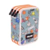 Estuche 3 pisos Sports 19,5x13x7,5cm