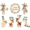 Etiquetas de regalo navideñas set 14 unidades Maileg