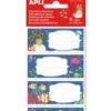 Etiquetas modelo fondos marinos 9 unidades Apli