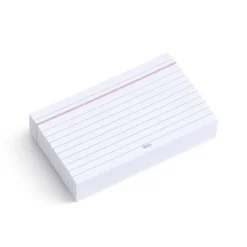 Ficha horizontal nº 2 75x125mm paquete 100 unidades