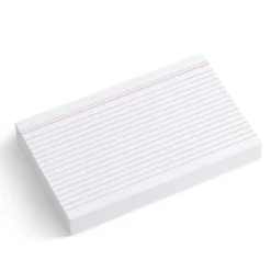 Ficha horizontal nº 4 125x200mm 100 unidades