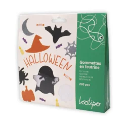 Figuras fieltro adhesivo Halloween set 150 piezas