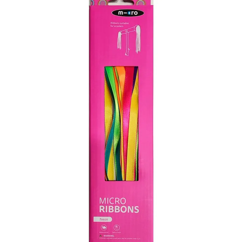 Flecos neón para manillar patinete Micro