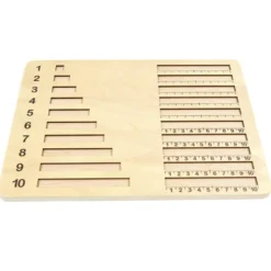Fraction bars boards Tableros para las regletas