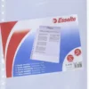 Funda tamaño folio transparente con multitaladro 10 unidades
