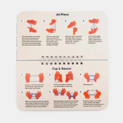 Goma elástica para mano Cat´s Cradle con bloc de juegos modelo surtido