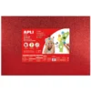 Goma Eva purpurina color surtido 60x40cm 2mm grosor 5 hojas