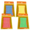 Gomets redondos pequeños bolsa unicolor