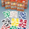 Gomets siluetas frutas 6 láminas