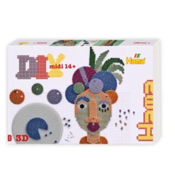 Hama Midi: DIY máscara 3D 6000 perlas