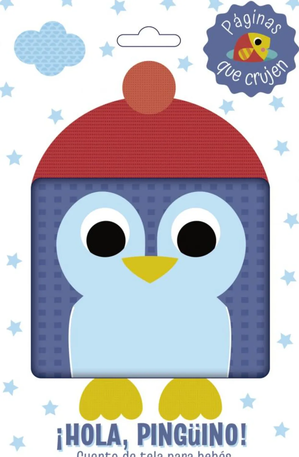¡Hola, pingüino! Libro de tela