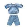 Jersey y pantalón azules para ratoncito 15cm