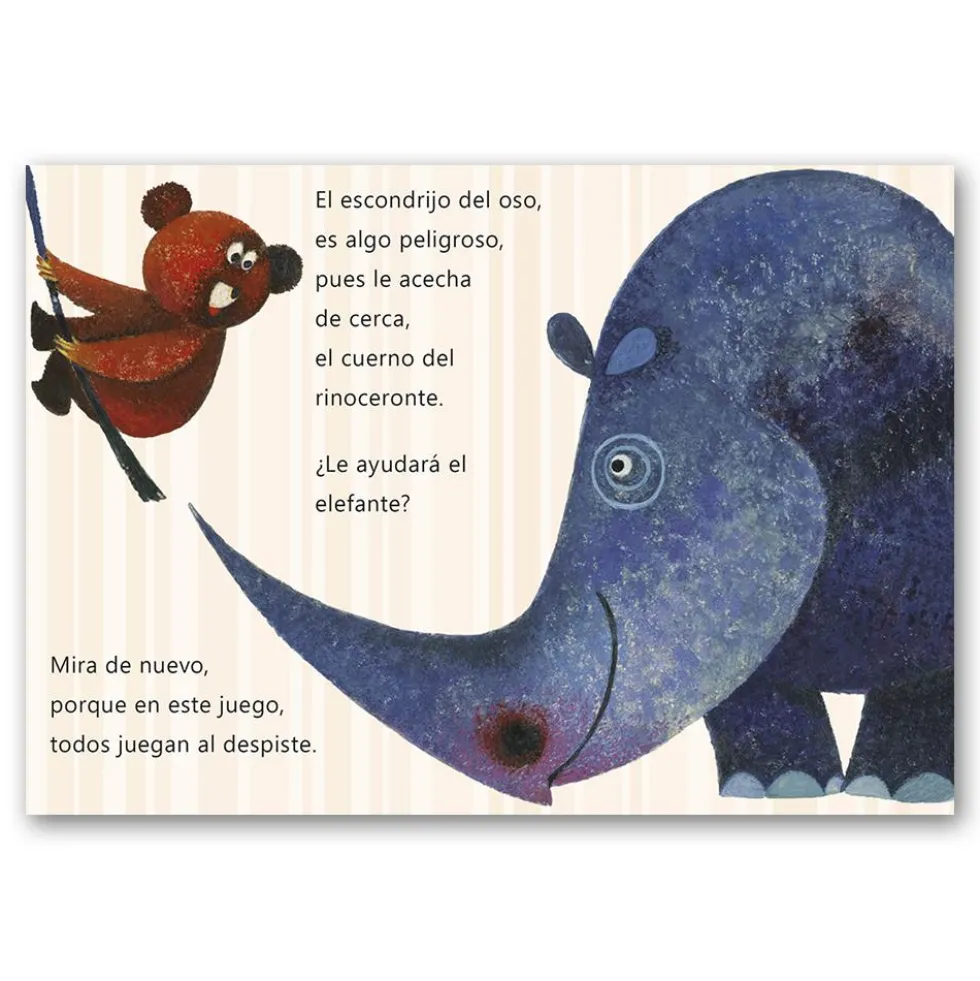 Juega al escondite animal