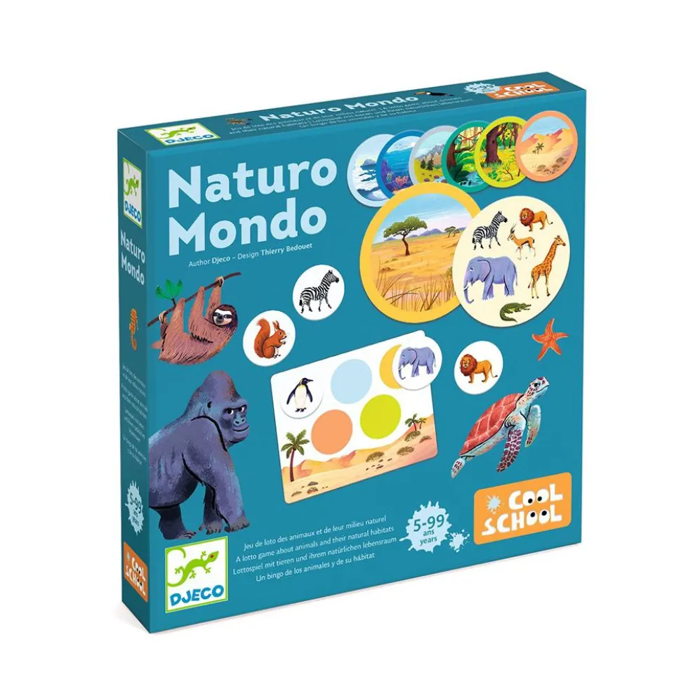 Juego de bingo Naturo Mondo