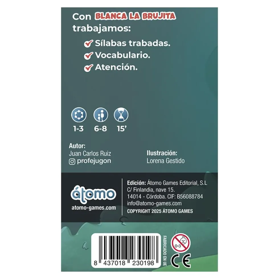Juego de cartas Blanca la brujita Club A