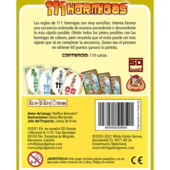 Juego de cartas 111 hormigas