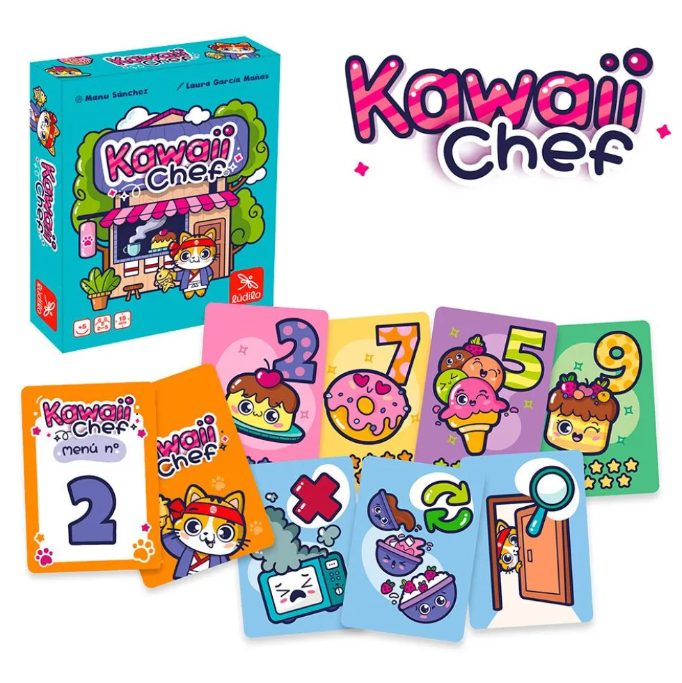 Juego de cartas Kawaii Chef