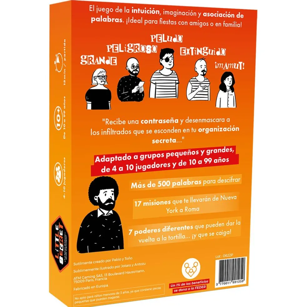 Juego de cartas Little Secret