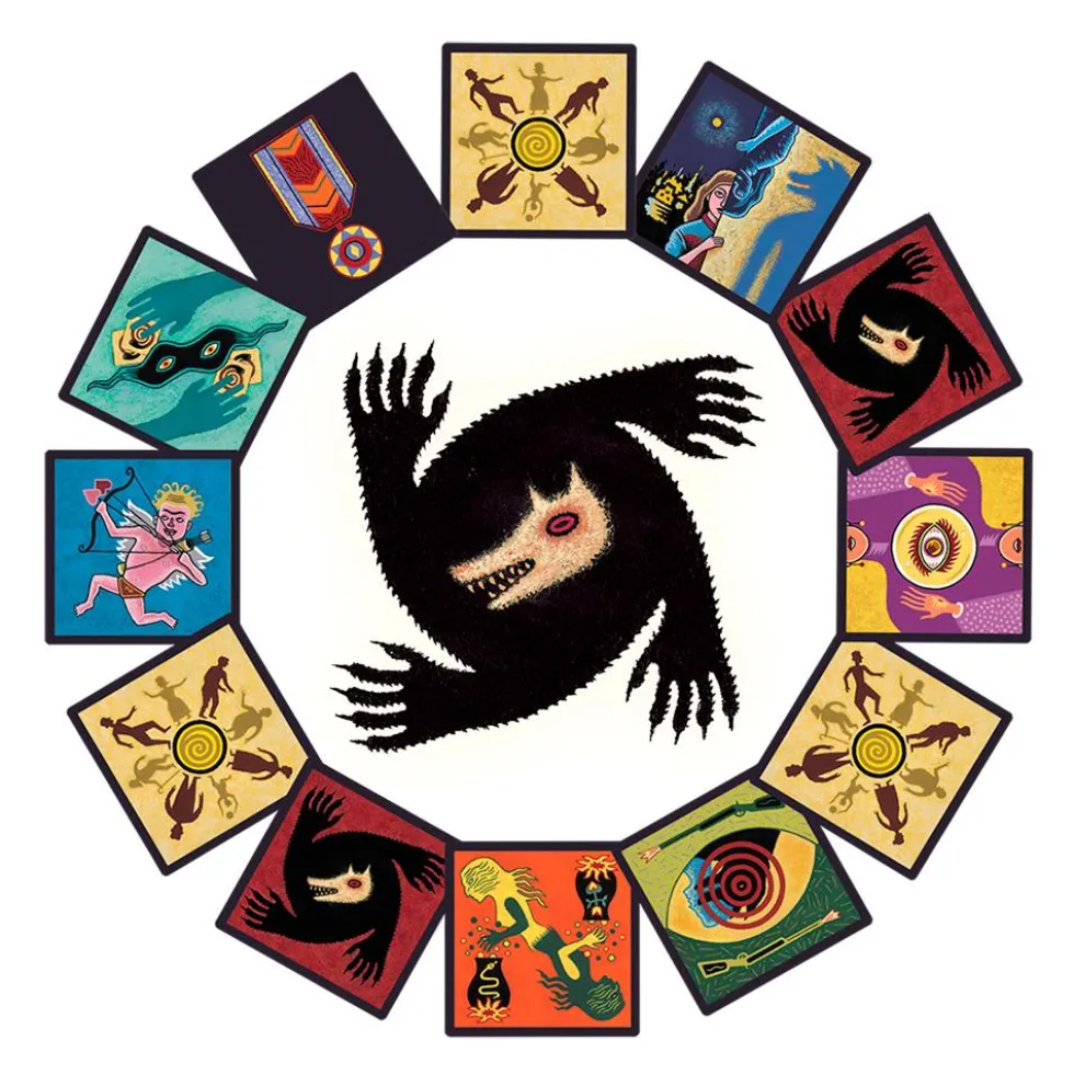 Juego de cartas Los hombres lobo de Castronegro