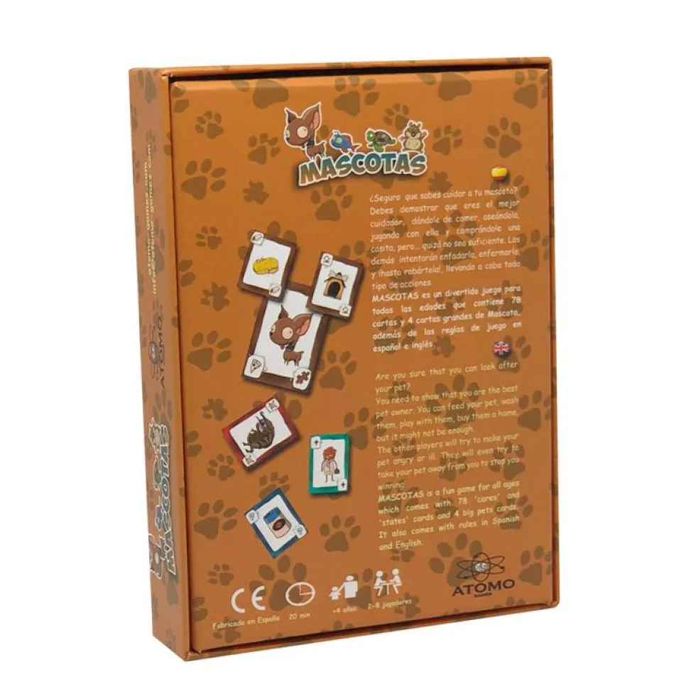 Juego de cartas Mascotas