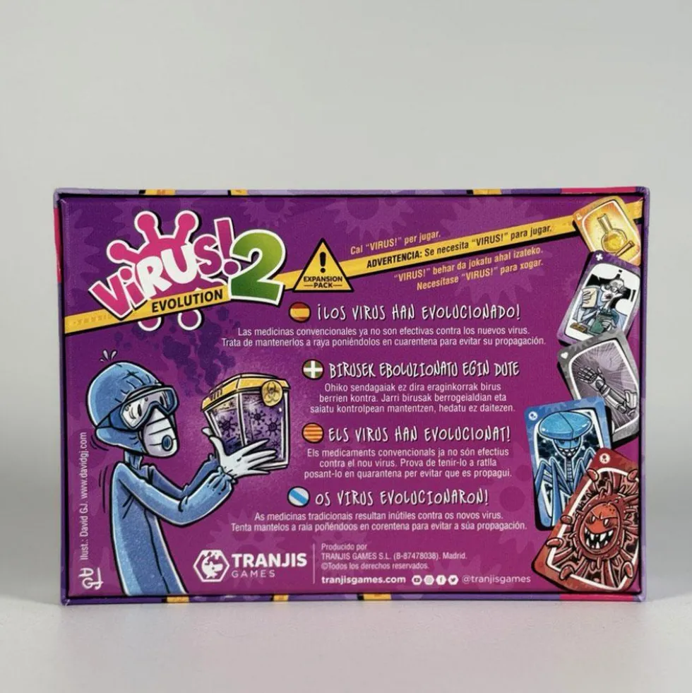 Juego de cartas Virus 2