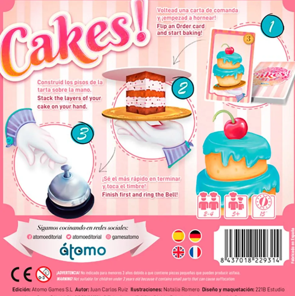 Juego de habilidad y equilibrio Cakes