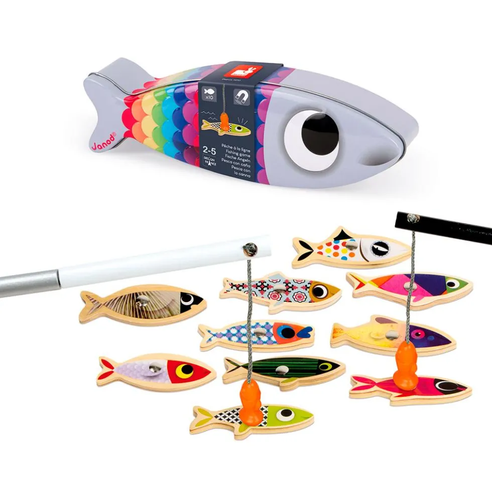 Juego de la pesca magnético sardina
