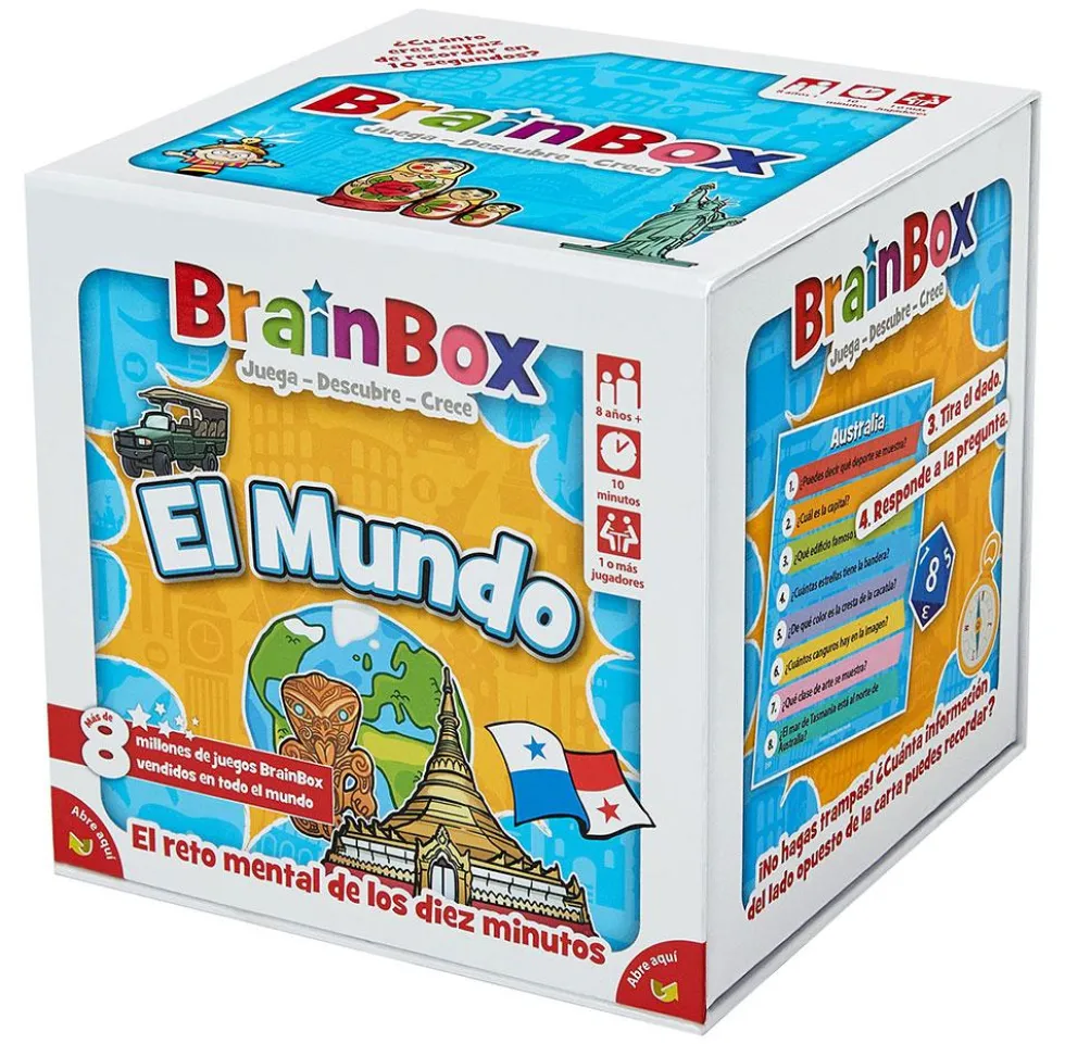 Juego de memoria Brainbox el mundo