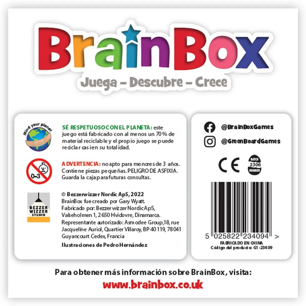 Juego de memoria Brainbox fútbol