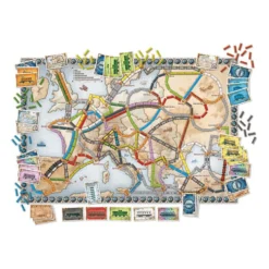 Juego de mesa Aventureros al tren: Europa