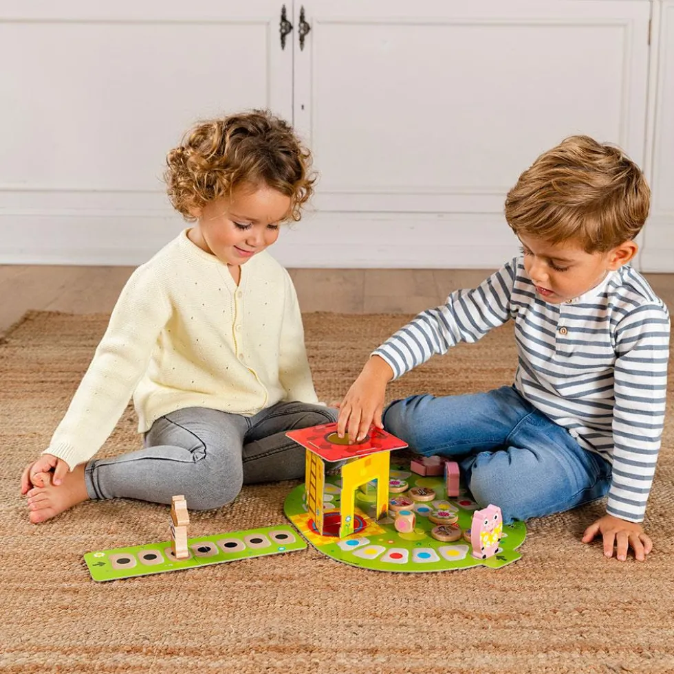 Juego de mesa cooperativo Los tres cerditos